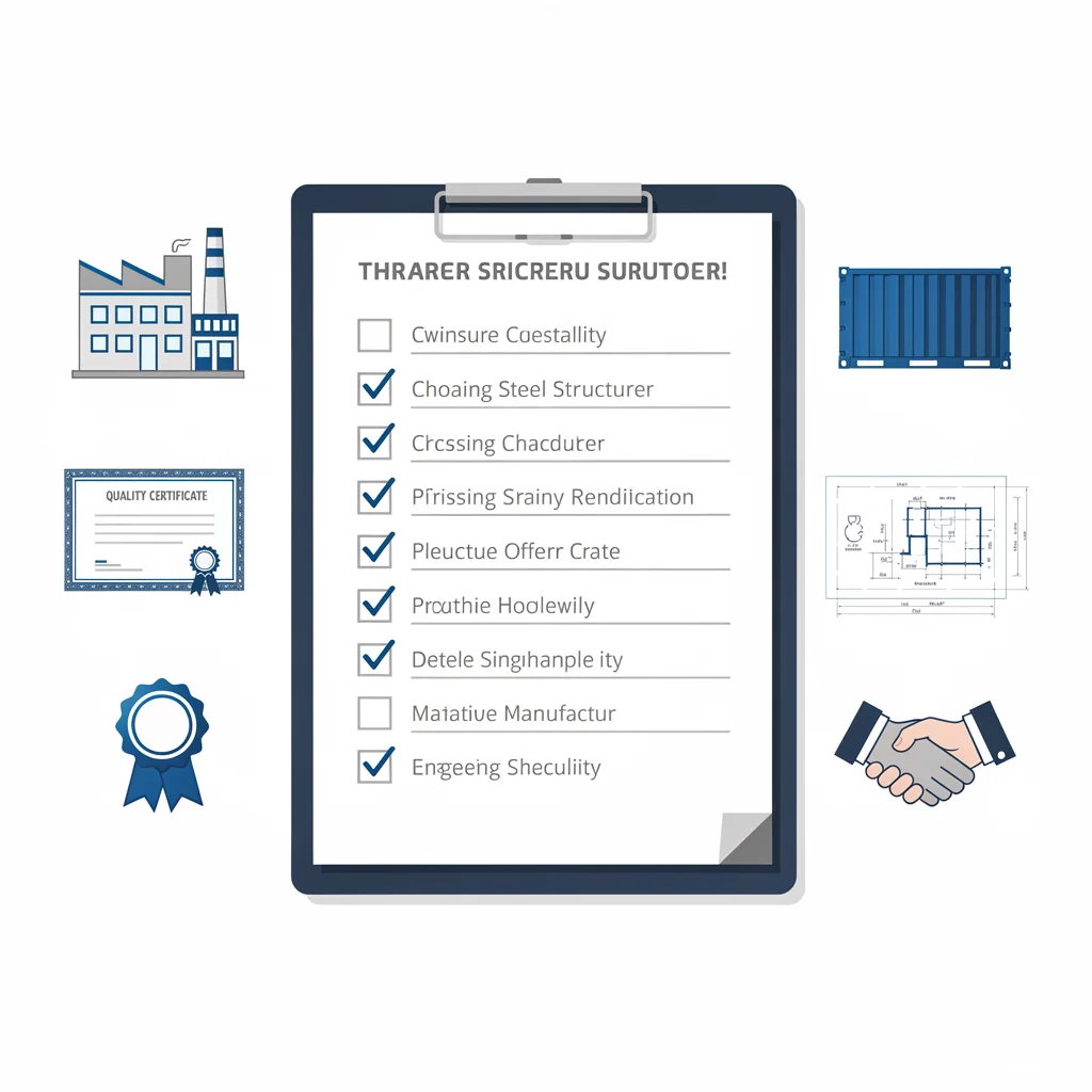 How to Choose a Steel Structure Manufacturer: 10-Point Checklist