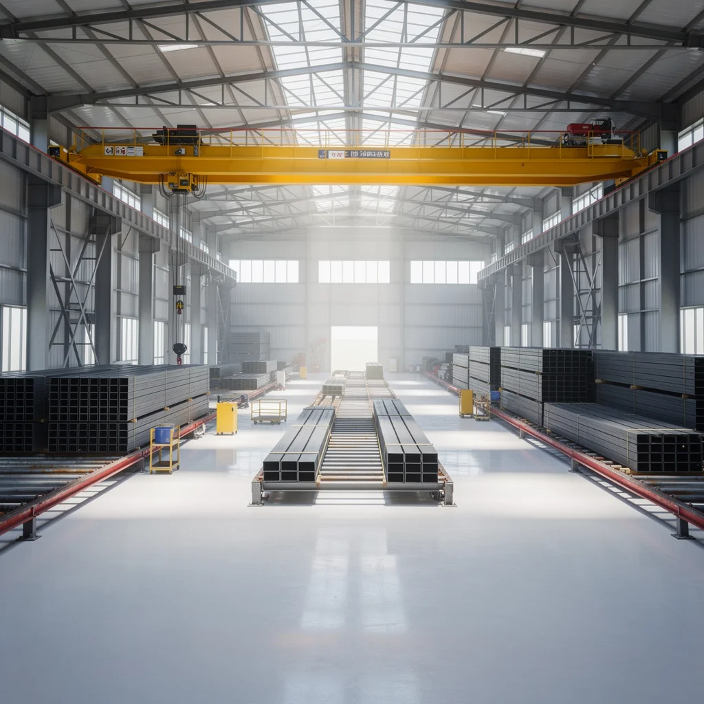 Factory Tour: 5,000 Tons of Steel Structures Monthly