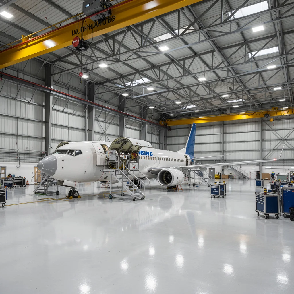 Single Engine Aircraft Hangar Interior