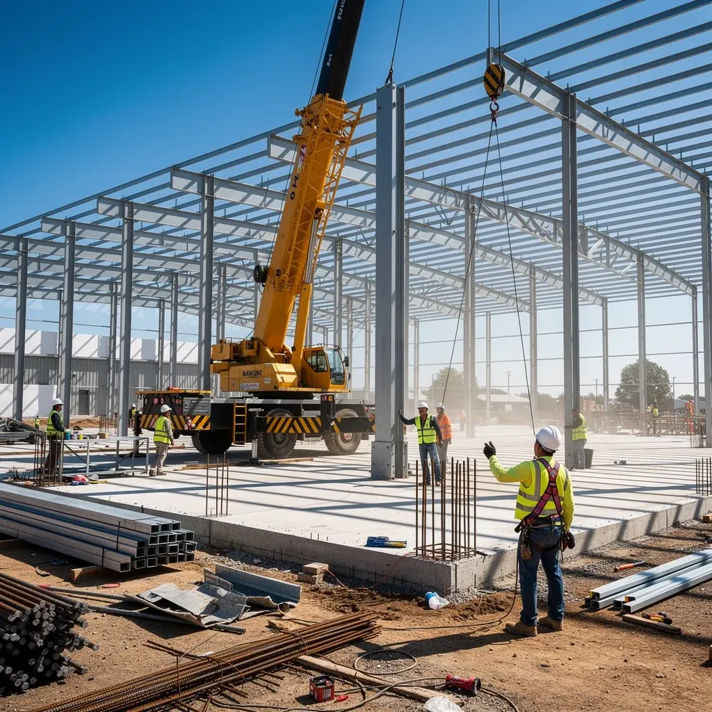 Steel Structure Installation: Step-by-Step Erection Guide