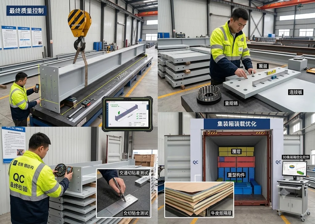 Step 7: Final QC, Packing & Shipping - Laotie Steel manufacturing process