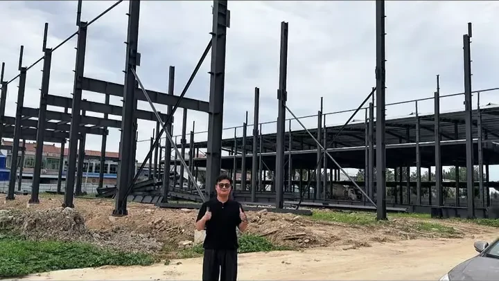 Rattan weaving factory construction progress