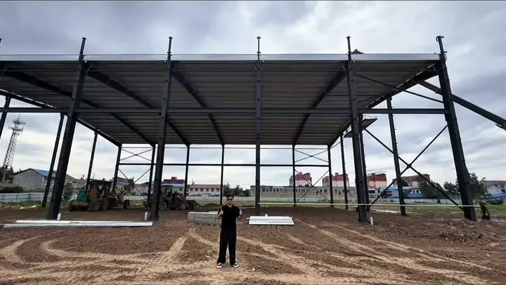 Guo Village industrial park - steel structure construction