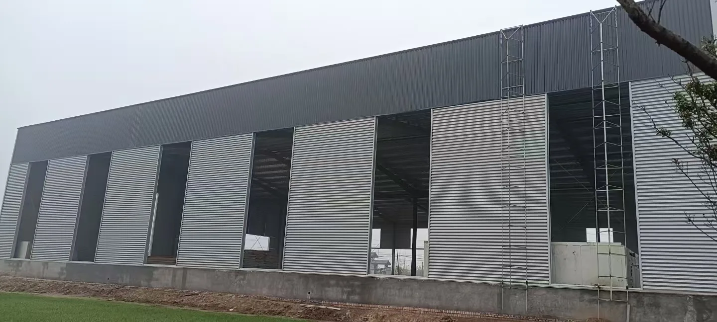 Sydney warehouse exterior - completed building with entrance